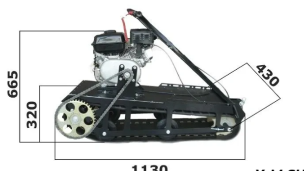 Мотобуксировщик XTREME-MOTORS "Конек-Горбунок" 6.5 л.с. в Сыктывкаре