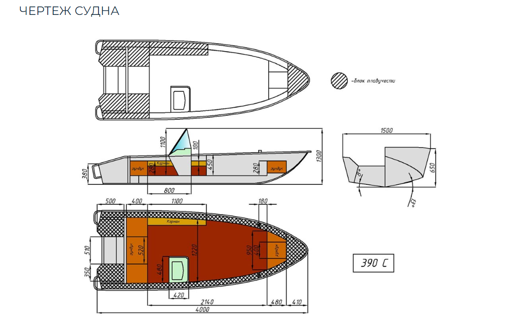 Алюминиевый катер Wyatboat-390 C в Сыктывкаре