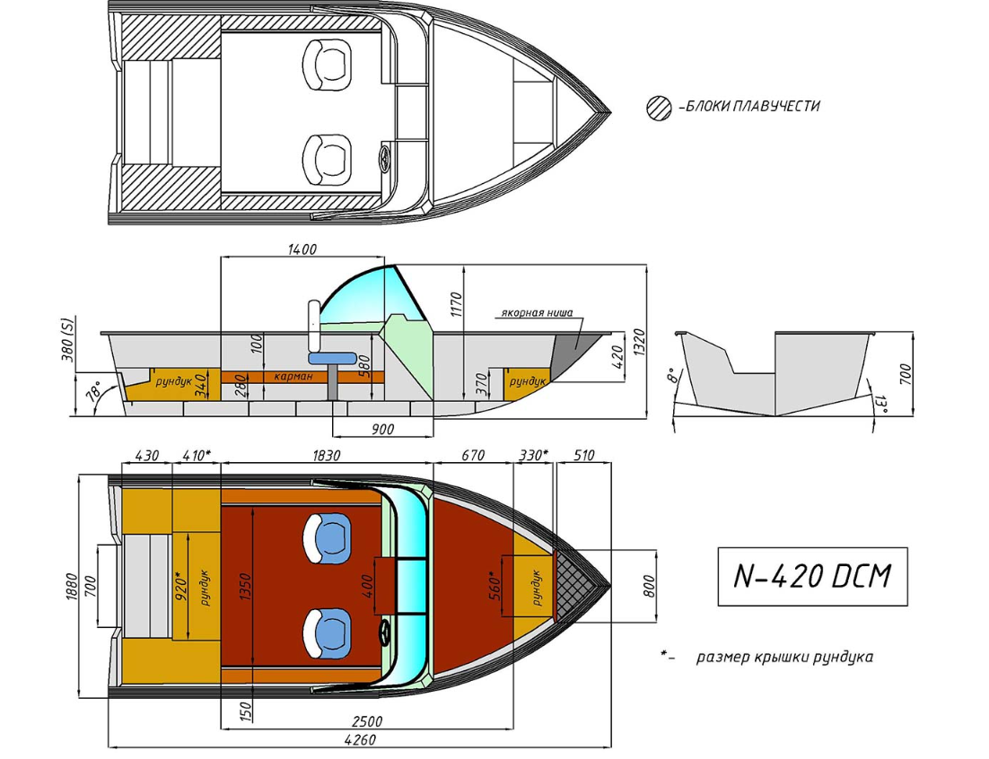 Алюминиевый катер Неман-420 DCM в Сыктывкаре