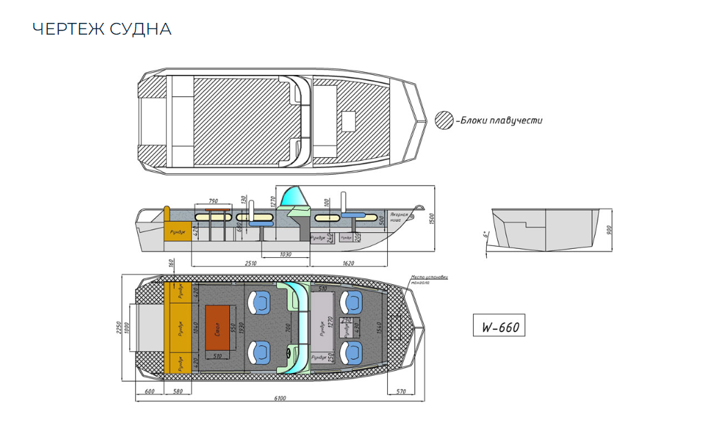 Алюминиевый катер Wyatboat-660 в Сыктывкаре