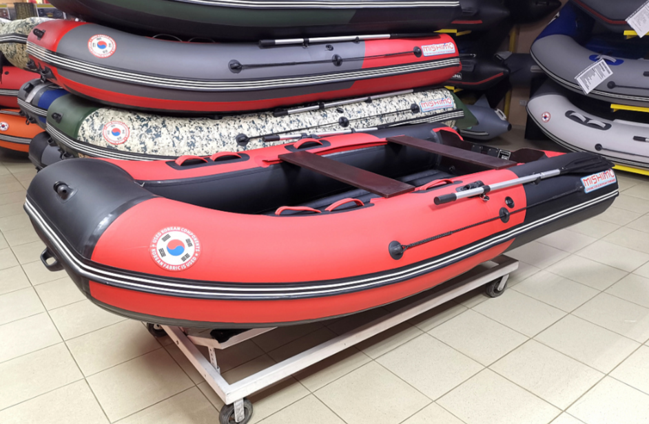 КОМПЛЕКТ Лодка MISHIMO PRO 350 + ЛОДОЧНЫЙ МОТОР MARLIN MP 9.9 (20) AMHS PRO в Сыктывкаре