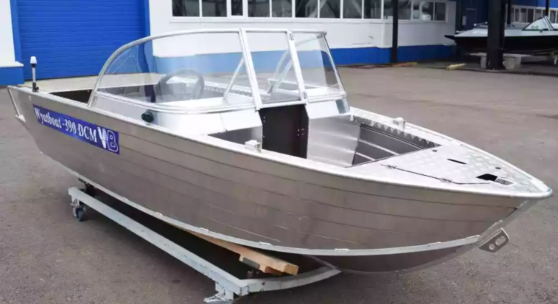 Алюминиевый катер Wyatboat-390 DCM Увеличенный борт в Сыктывкаре