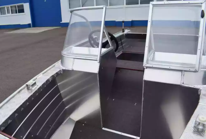 Алюминиевый катер Wyatboat-390 DCM Увеличенный борт в Сыктывкаре