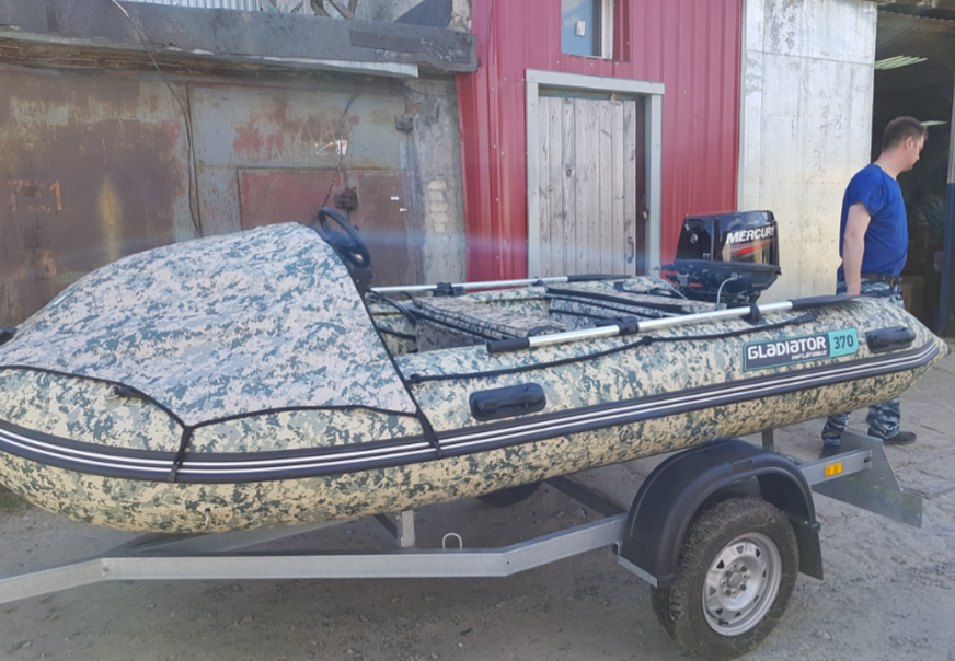 НАДУВНАЯ ЛОДКА GLADIATOR C370AL в Сыктывкаре