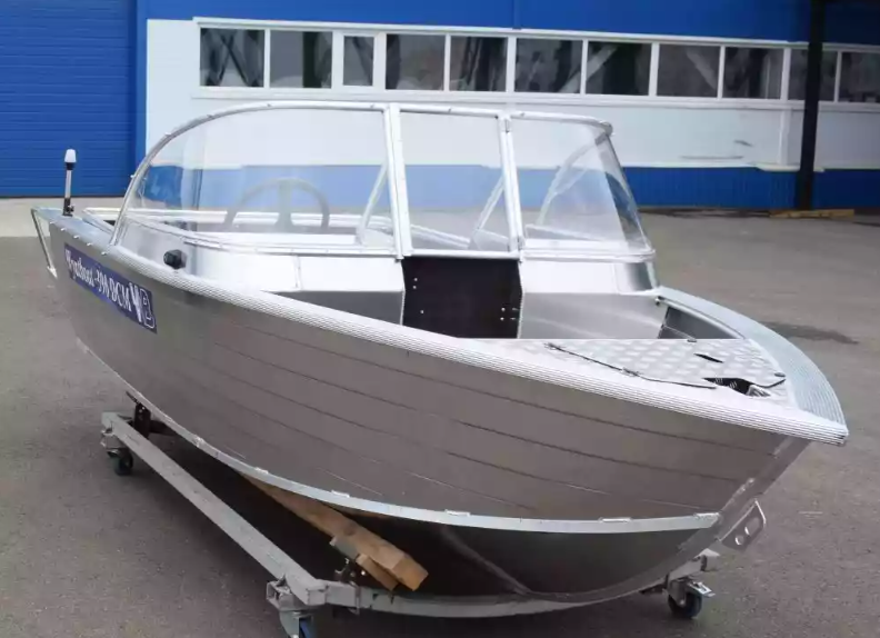 Алюминиевый катер Wyatboat-390 DCM Увеличенный борт в Сыктывкаре