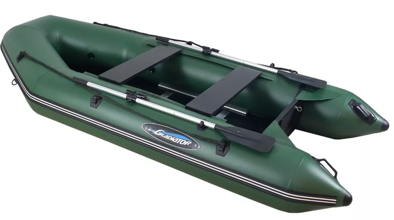 МОТОРНО-ГРЕБНАЯ ЛОДКА ПВХ GLADIATOR A 280 ТК С ФАНЕРНЫМ ДНОМ в Сыктывкаре