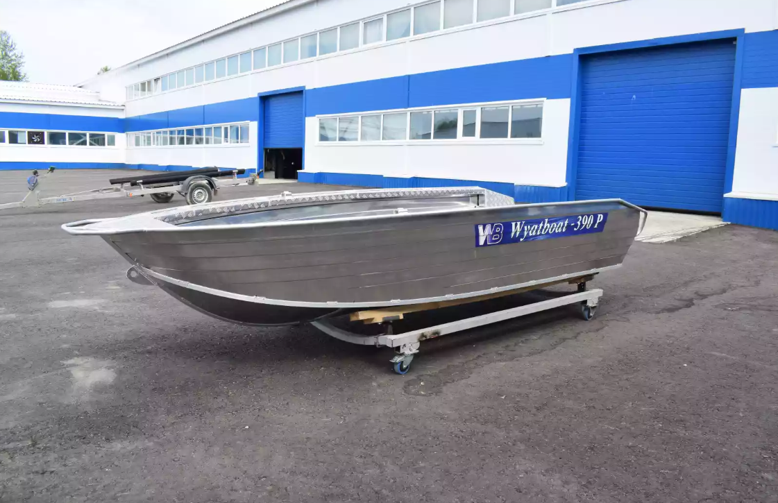 Алюминиевая лодка Wyatboat-390Р Увеличенный борт в Сыктывкаре