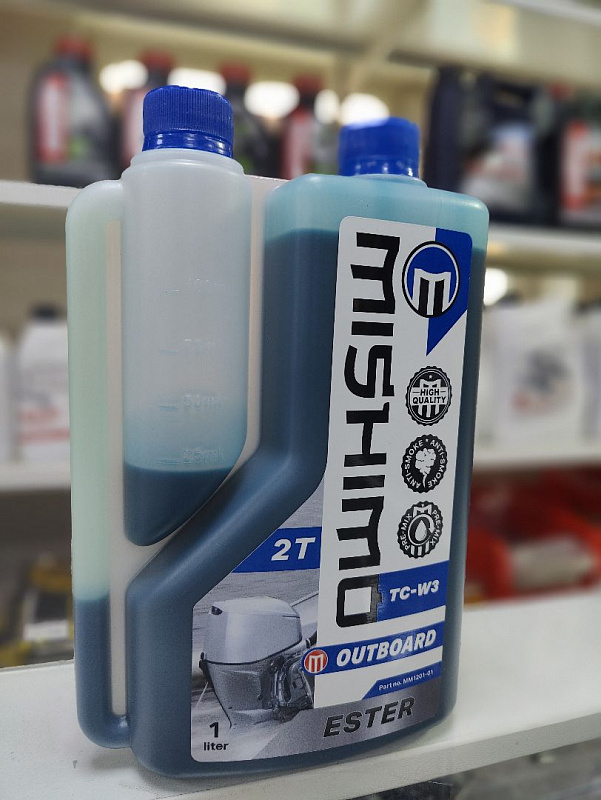 Масло MISHIMO 2T OUTBOARD (ESTER) полусинтетика 1 л в Сыктывкаре