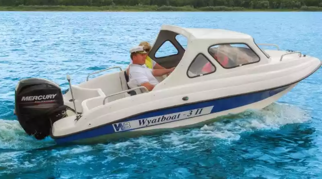 Стеклопластиковый катер Wyatboat-3 П (полурубка) в Сыктывкаре
