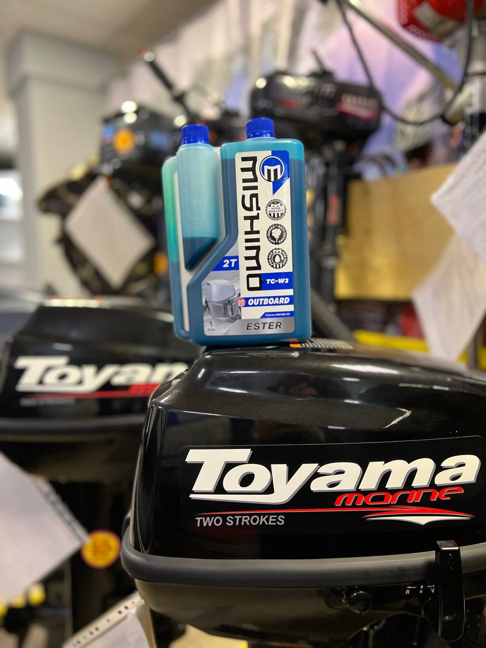 Масло MISHIMO 2T OUTBOARD (ESTER) полусинтетика 1 л в Сыктывкаре