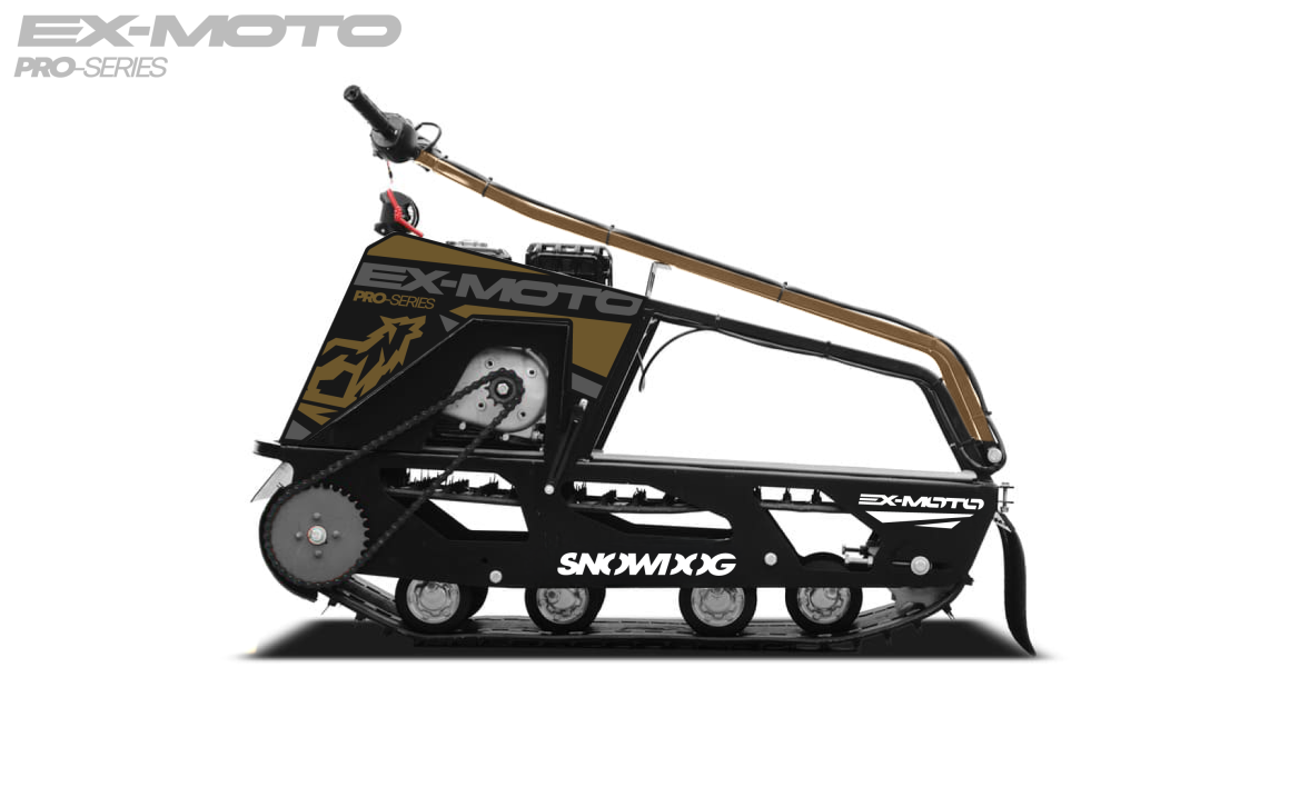 Мотобуксировщик EX-MOTO SNOWDOG S380 8л.с. в Сыктывкаре