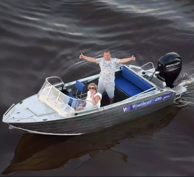 Алюминиевый катер Wyatboat-490 Pro в Сыктывкаре