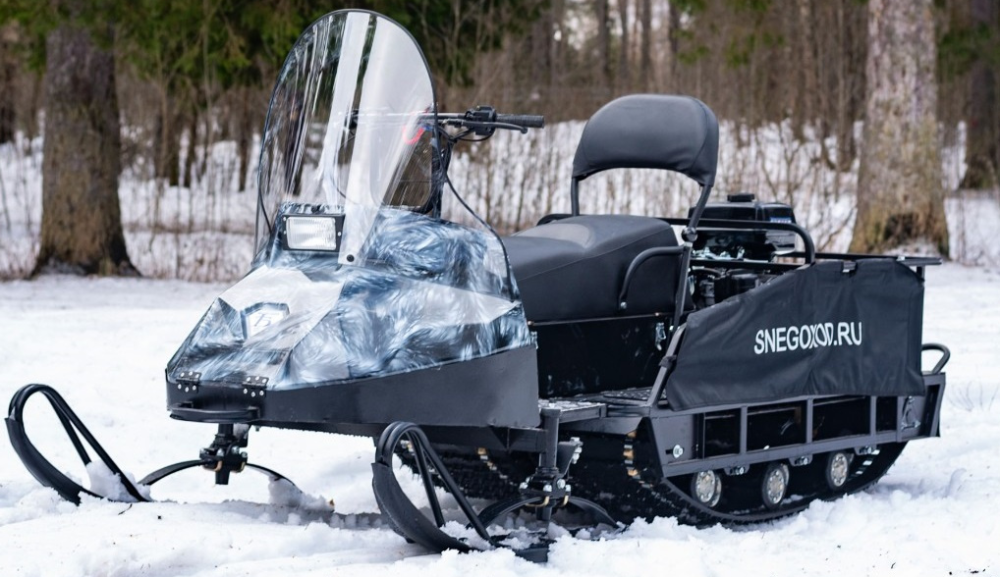 Миниснегоход Бурлак Егерь Экспедитор 15 л.с. , реверс, тормоз, капот белый в Сыктывкаре
