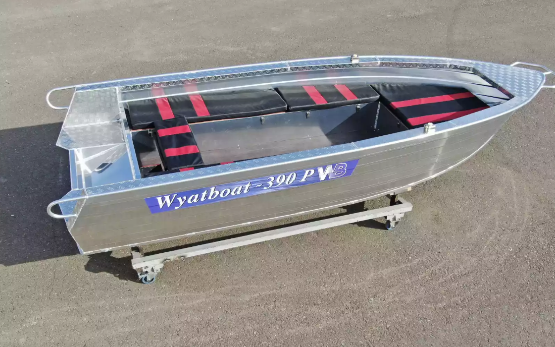 Алюминиевая лодка Wyatboat-390РМ увеличенный борт в Сыктывкаре