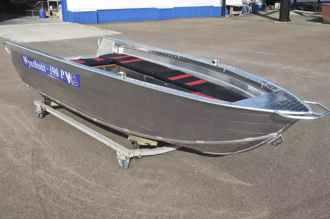 Алюминиевая лодка Wyatboat-390РМ увеличенный борт в Сыктывкаре
