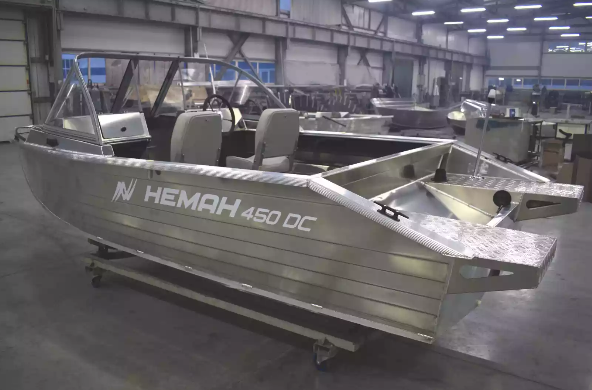 Алюминиевый катер Неман-450 DC NEW без покраски в Сыктывкаре