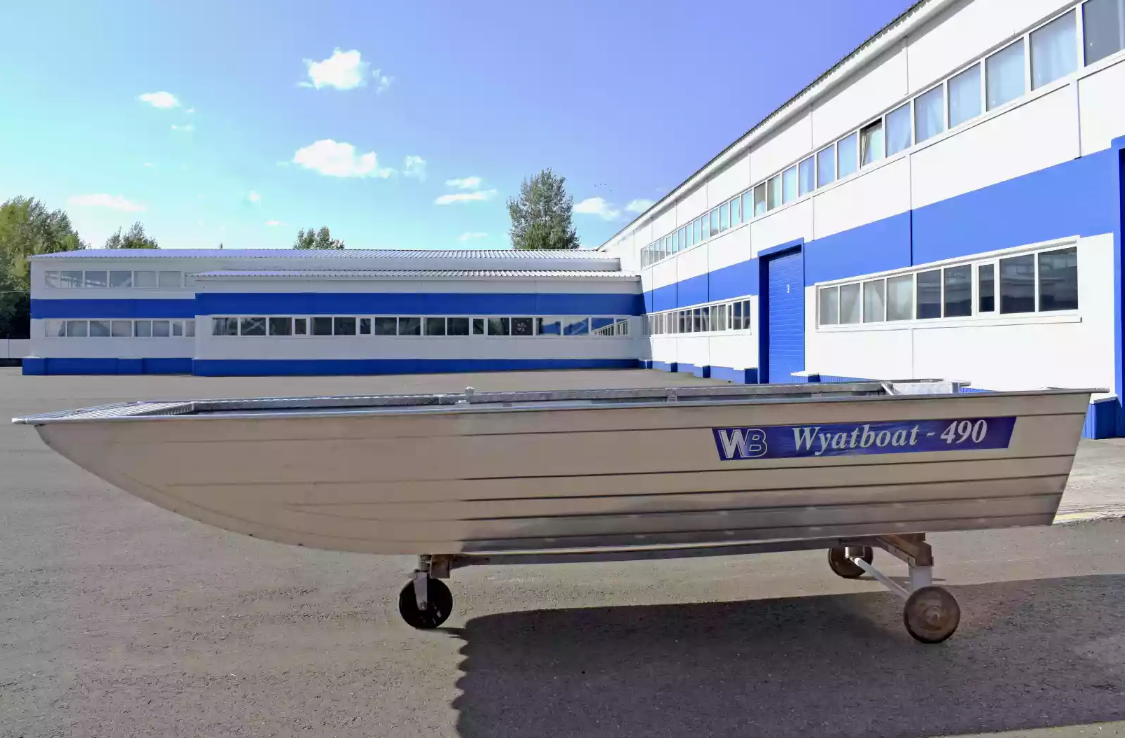 Алюминиевая лодка Wyatboat-490 Jonboat в Сыктывкаре