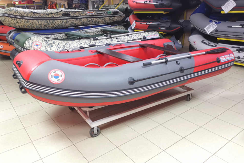 КОМПЛЕКТ Лодка MISHIMO PRO 350 + ЛОДОЧНЫЙ МОТОР MARLIN MP 9.9 (20) AMHS PRO в Сыктывкаре