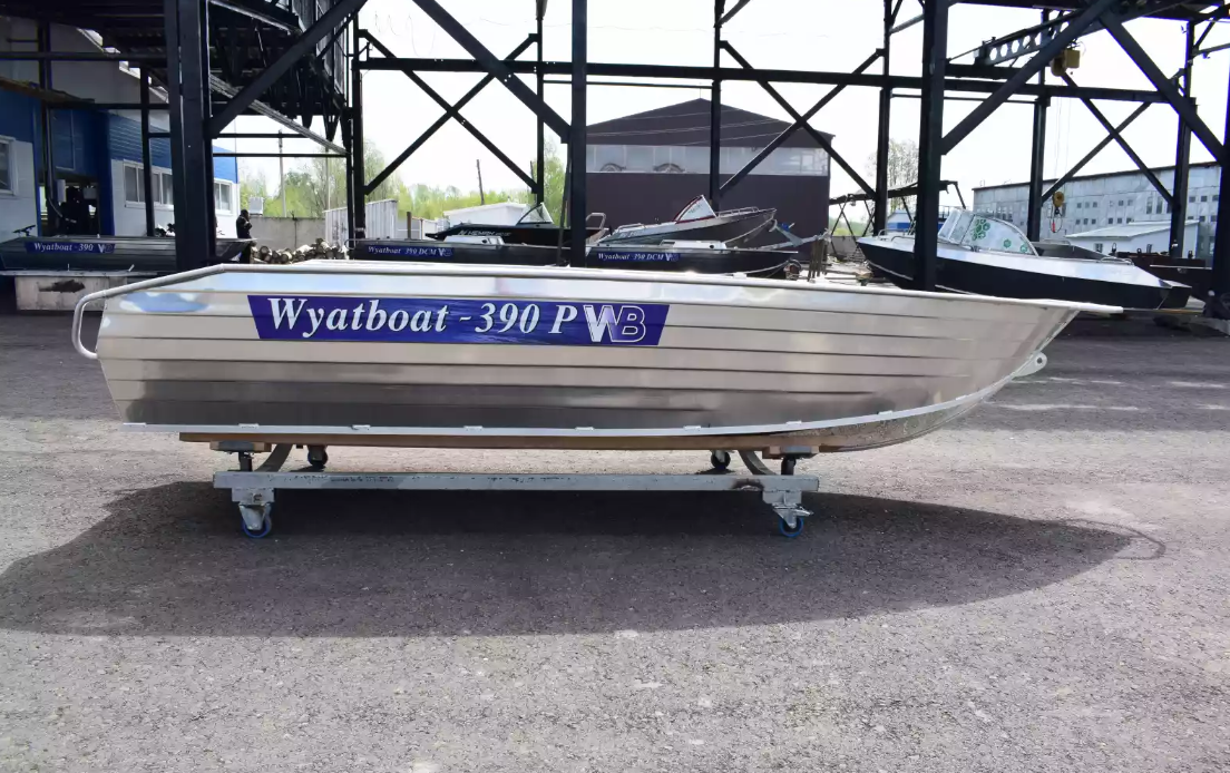 Алюминиевая лодка Wyatboat-390Р Увеличенный борт в Сыктывкаре