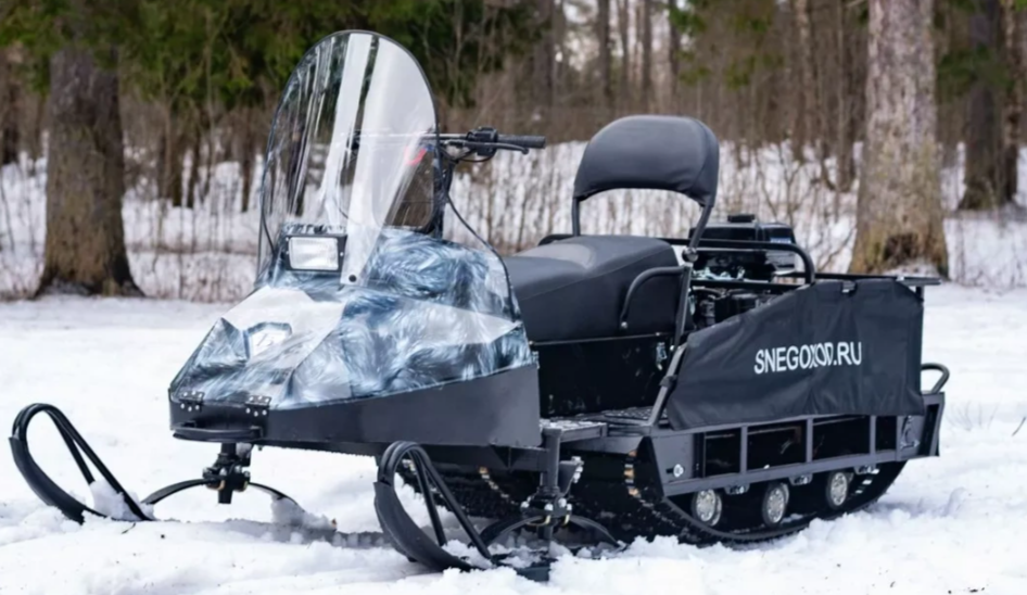 Миниснегоход Егерь Экспедитор 20 л.с. , реверс, тормоз, капот белый в Сыктывкаре