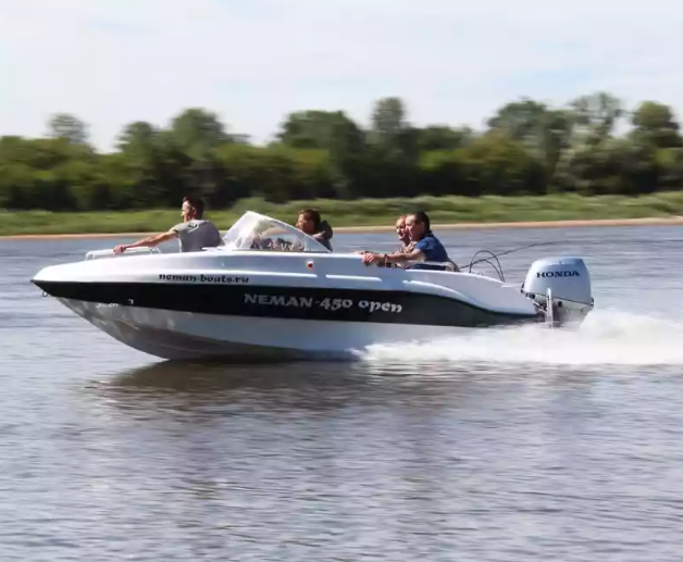 Стеклопластиковый катер Neman-450 Open в Сыктывкаре