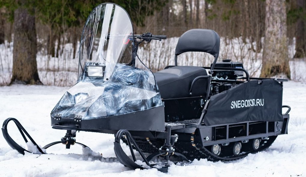 Миниснегоход Бурлак Егерь Экспедитор 15 л.с. , реверс, тормоз, капот белый в Сыктывкаре