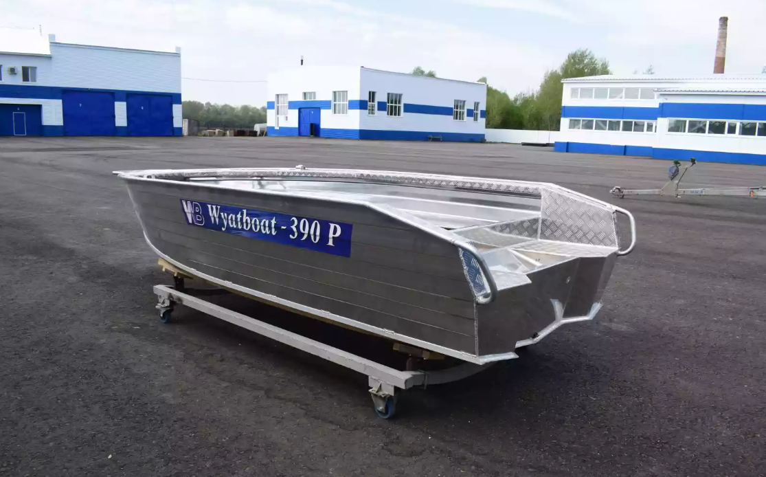 Алюминиевая лодка Wyatboat-390Р Увеличенный борт в Сыктывкаре