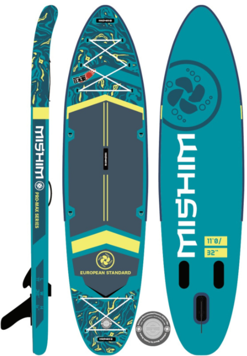 SUP (САП) Доска MISHIMO PRO-MAX Light Teal 11’ (335см) в Сыктывкаре