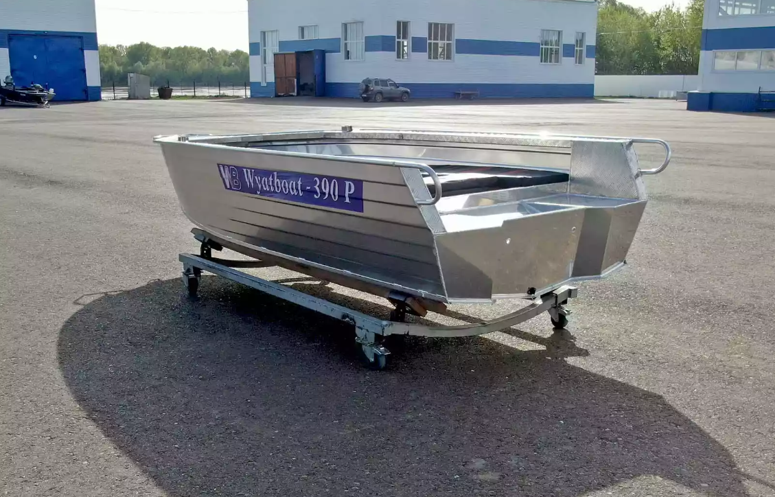 Алюминиевая лодка Wyatboat-390РМ увеличенный борт в Сыктывкаре