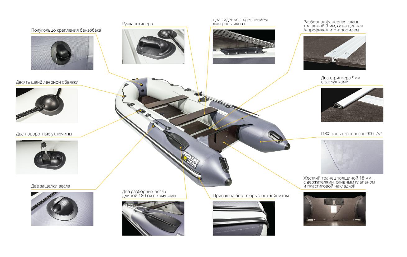 Лодка Ривьера Компакт 3600 СК в Сыктывкаре