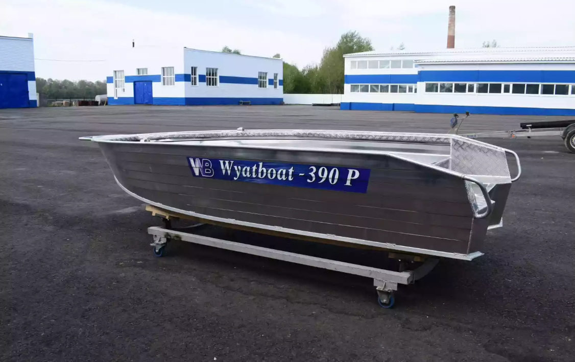 Алюминиевая лодка Wyatboat-390Р Увеличенный борт в Сыктывкаре