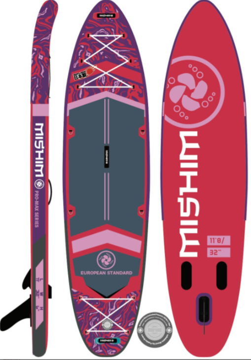 SUP (САП) Доска MISHIMO PRO-MAX Viva Magenta 10.6’ (320см) в Сыктывкаре