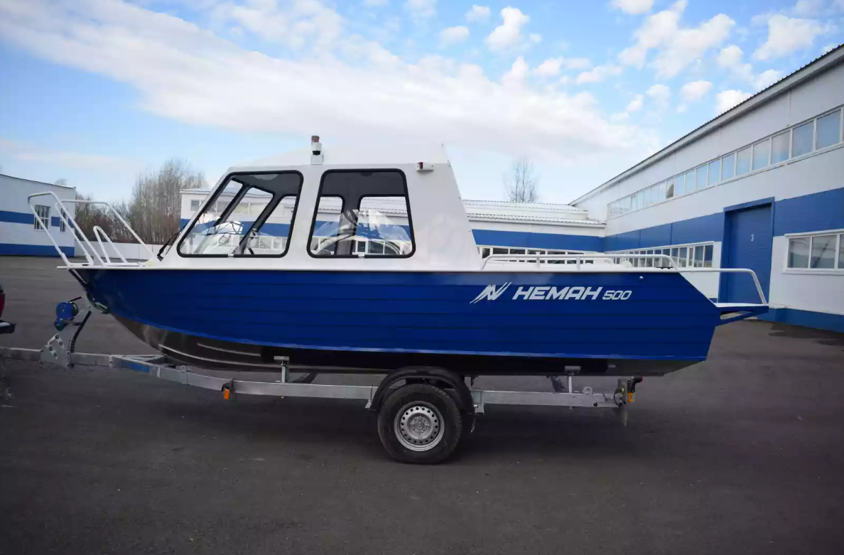 Алюминиевый катер Неман-500 (закрытая рубка) в Сыктывкаре