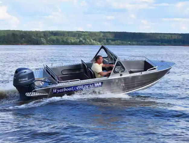 Алюминиевый катер Wyatboat-490 DCM Pro в Сыктывкаре