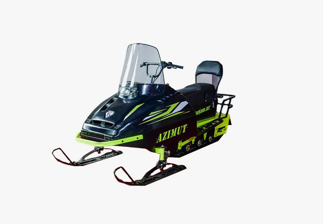 Миниснегоход Бурлак Азимут 24 л.с. , эл.запуск, реверс, тормоз гидравл, капот черный в Сыктывкаре