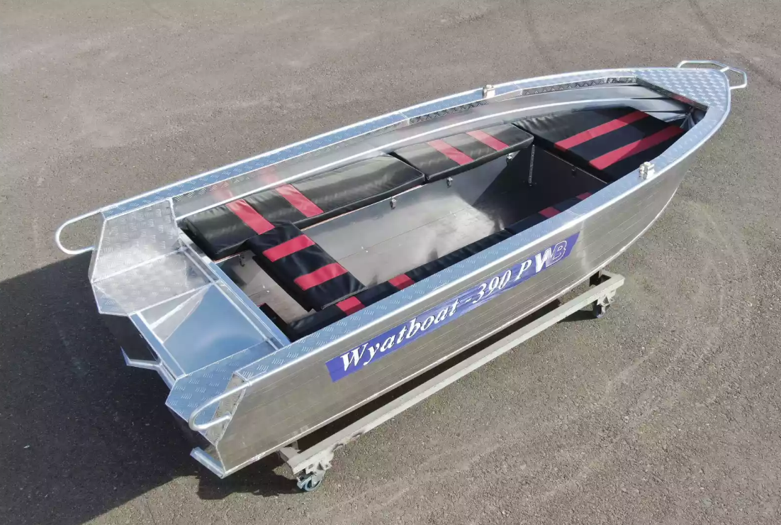 Алюминиевая лодка Wyatboat-390РМ увеличенный борт в Сыктывкаре