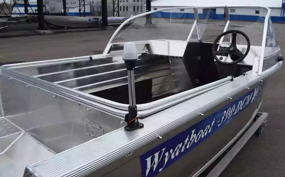 Алюминиевая лодка Wyatboat-390 DCM Увеличенный борт в Сыктывкаре