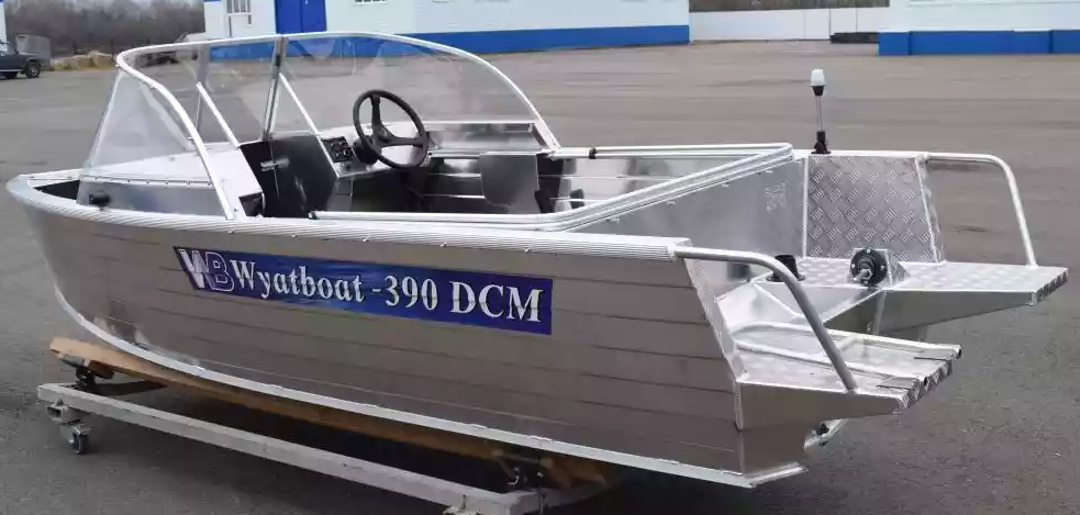 Алюминиевая лодка Wyatboat-390 DCM Увеличенный борт в Сыктывкаре