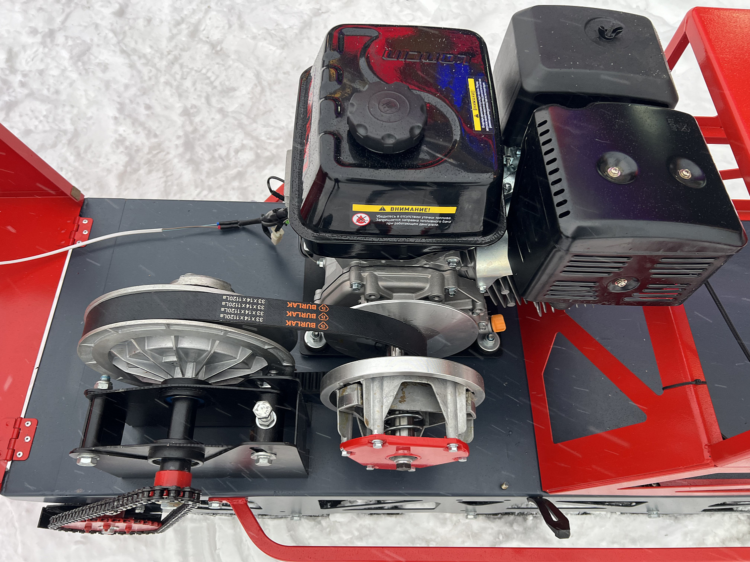 Мотобуксировщик EX-MOTO SNOWDOG S500 15л.с в Сыктывкаре