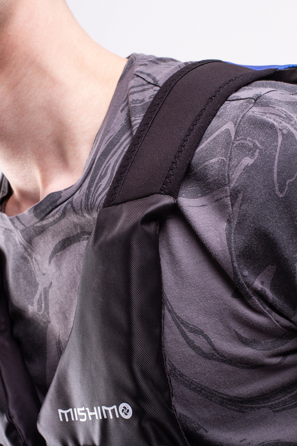 Жилет спасательный MISHIMO PRO Премиум качества Черно-синий в Сыктывкаре